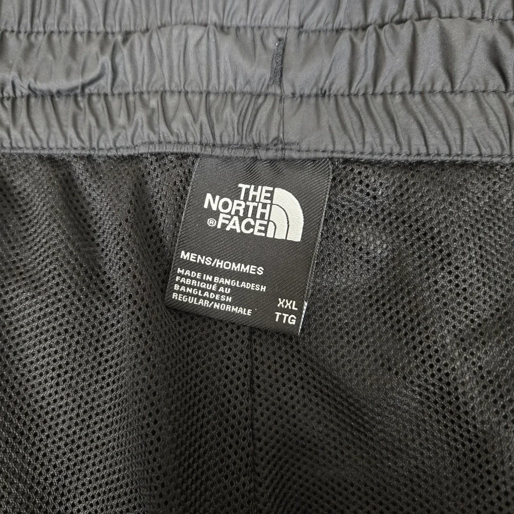 The North Face Hydrenaline Pants 2000 Mems 2XL Black Windwall Drawstring Tapered